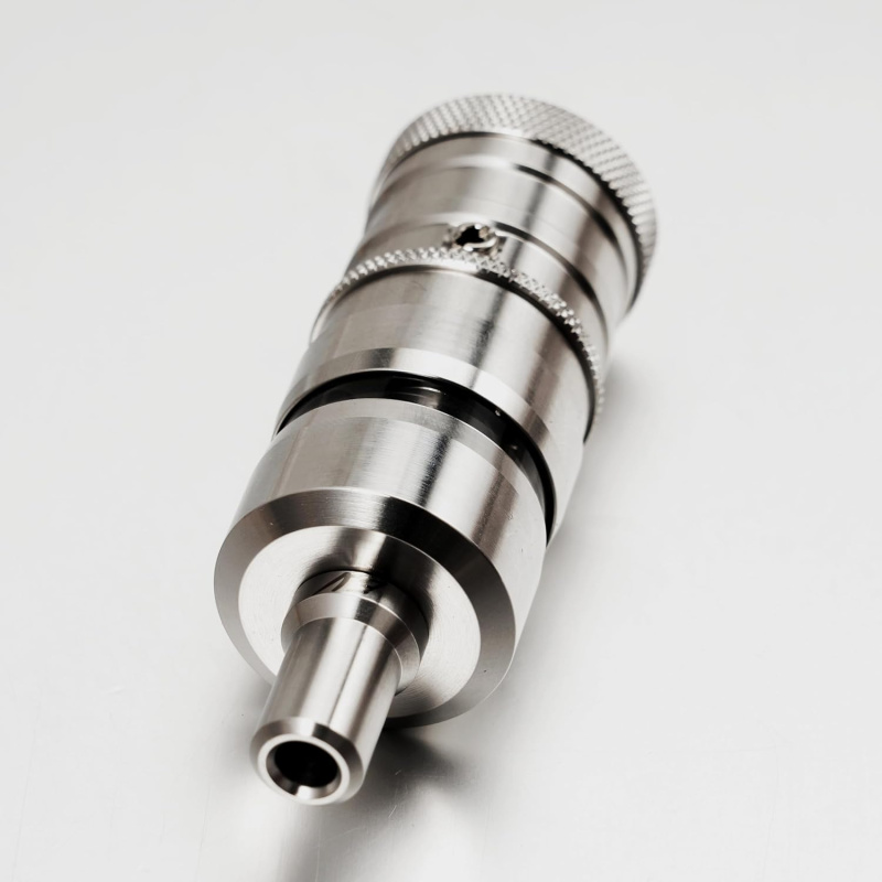 Fev V4.5S+ 23mm MTL RTA 4.5ml Tank by SHEN RAY, 316 Edelstahl, Single- oder Dual-Airflow konfigurieren, Bottom Fill, 510 Anschluss, silber