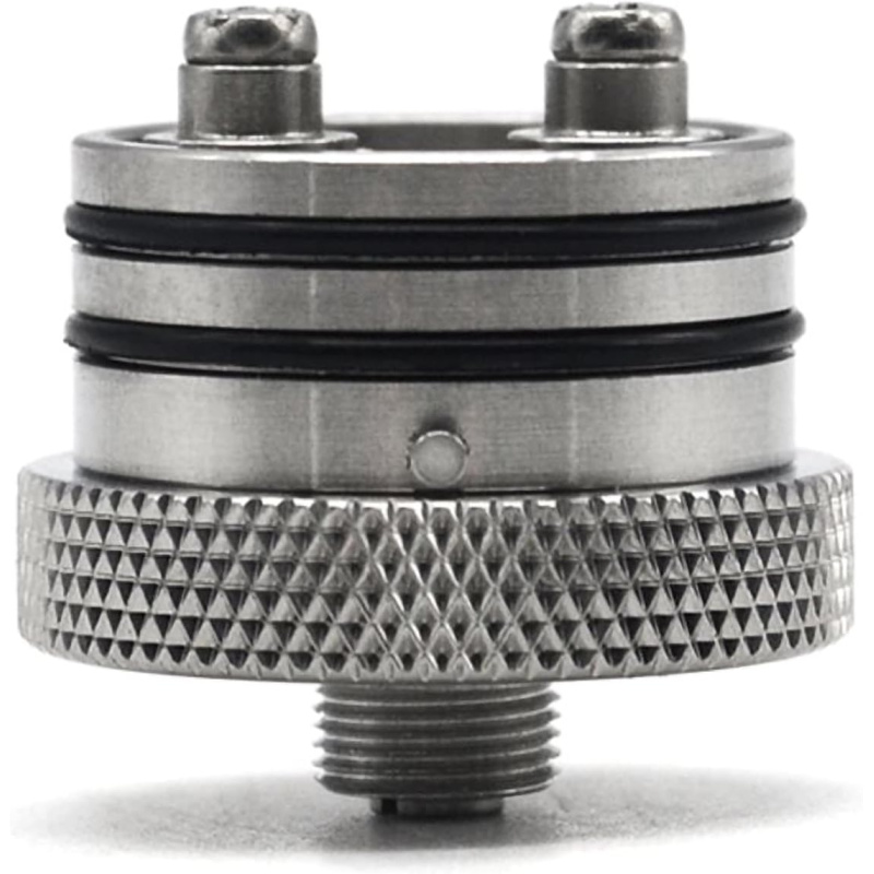 Fev V4.5S+ 23mm MTL RTA 4.5ml Tank by SHEN RAY, 316 Edelstahl, Single- oder Dual-Airflow konfigurieren, Bottom Fill, 510 Anschluss, silber