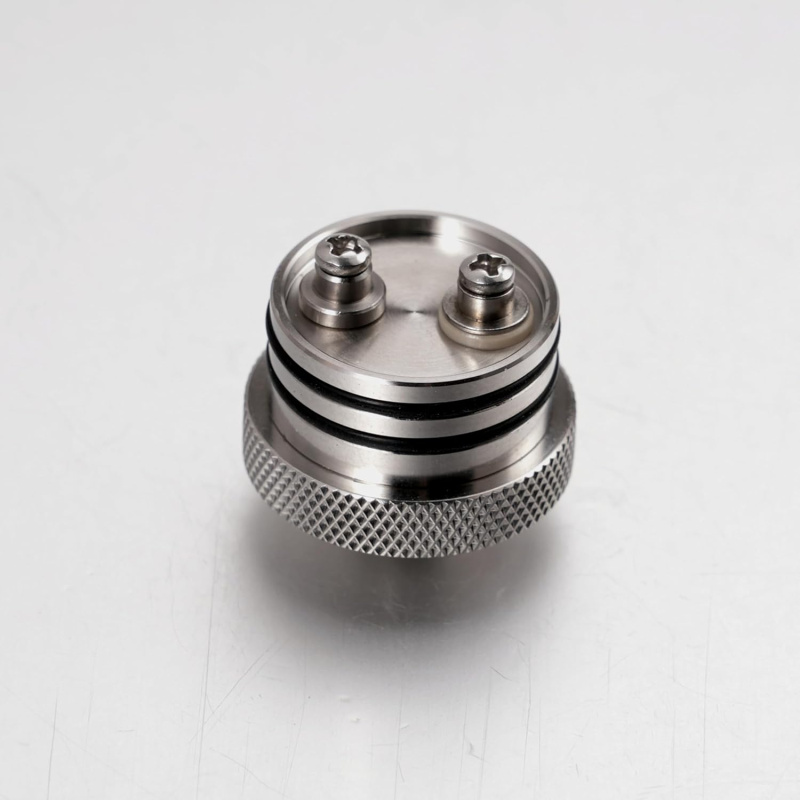 Fev V4.5S+ 23mm MTL RTA 4.5ml Tank by SHEN RAY, 316 Edelstahl, Single- oder Dual-Airflow konfigurieren, Bottom Fill, 510 Anschluss, silber