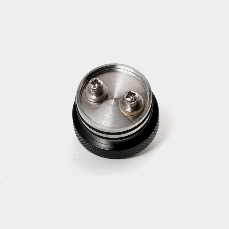 Fev V4.5S+ 23mm MTL RTA 4.5ml Tank by SHEN RAY, 316 Edelstahl, Single- oder Dual-Airflow konfigurieren, Bottom Fill, 510 Anschluss, schwarz, 1:1 Nachbau, inkl. 4 Luftinserts & 2 Edelstahl-Dochte