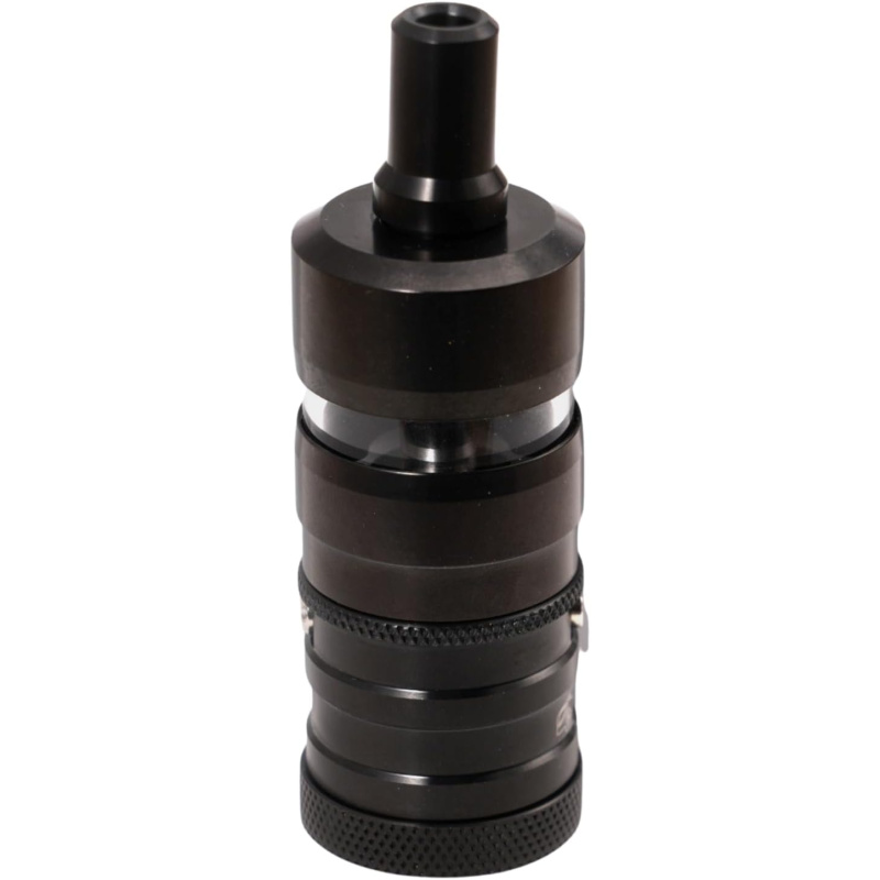 Fev V4.5S+ 23mm MTL RTA 4.5ml Tank by SHEN RAY, 316 Edelstahl, Single- oder Dual-Airflow konfigurieren, Bottom Fill, 510 Anschluss, schwarz, 1:1 Nachbau, inkl. 4 Luftinserts & 2 Edelstahl-Dochte