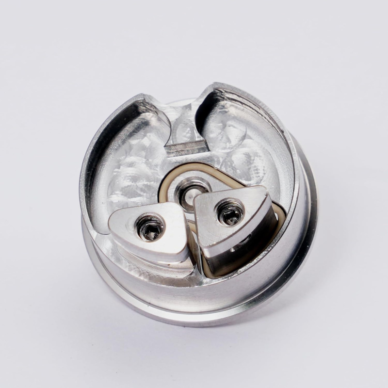 VG Kronos 2 S Style RTA 23mm Verdampfer - 4,0ml Tank, zusätzlicher PC Tank, Drip Tip, 316 Edelstahl, verstellbarer Luftstrom (MTL/DL), kindersicherer Deckel, einstellbare Bottom-Airflow by shen ray