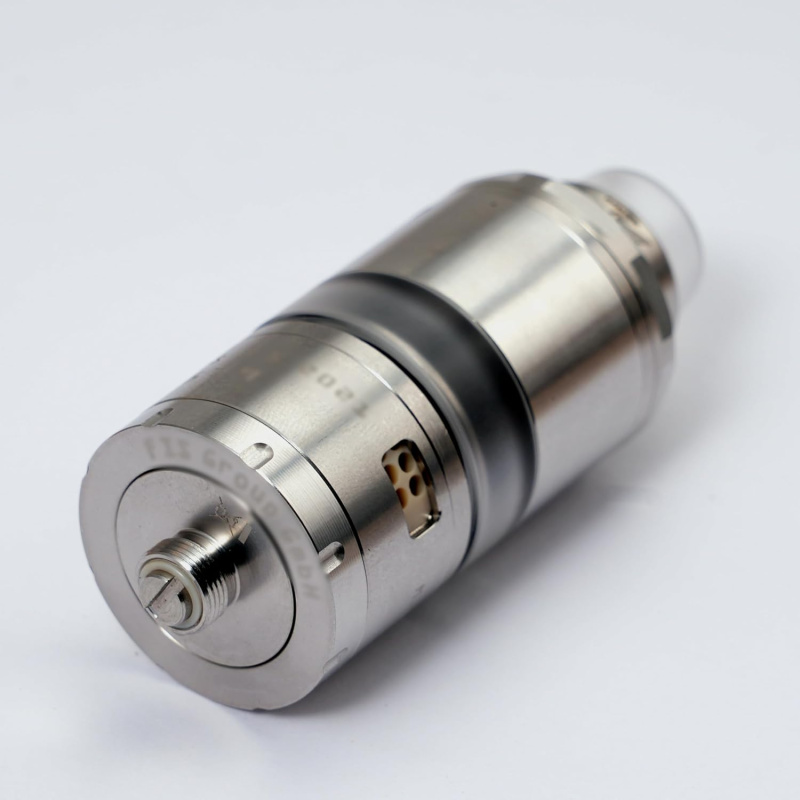 VG Kronos 2 S Style RTA 23mm Verdampfer - 4,0ml Tank, zusätzlicher PC Tank, Drip Tip, 316 Edelstahl, verstellbarer Luftstrom (MTL/DL), kindersicherer Deckel, einstellbare Bottom-Airflow by shen ray