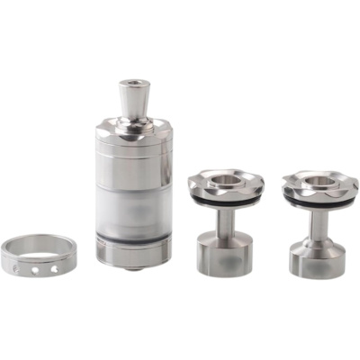 Vazzling Diplomat Style 23mm MTL RTA with 4 Airpins & 2 Additional Chambers (Bells) - Mirror Polished by ShenRay