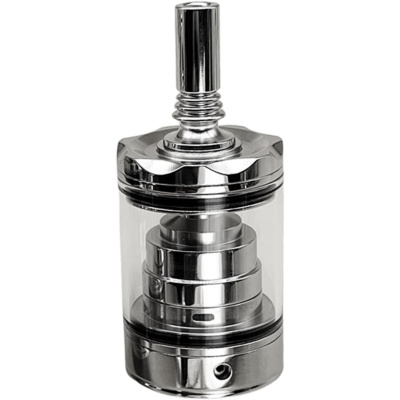 Diplomat short Style RDL RTA von ShenRay – Rebuildable Atomizer aus SS304L, 23 mm, 4ml, Silber