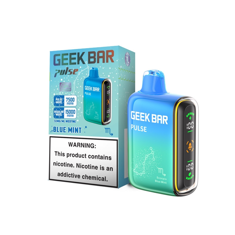 Blue Mint Geek Bar Pulse 15000 Review: A Cool, Juicy All-Day Vape