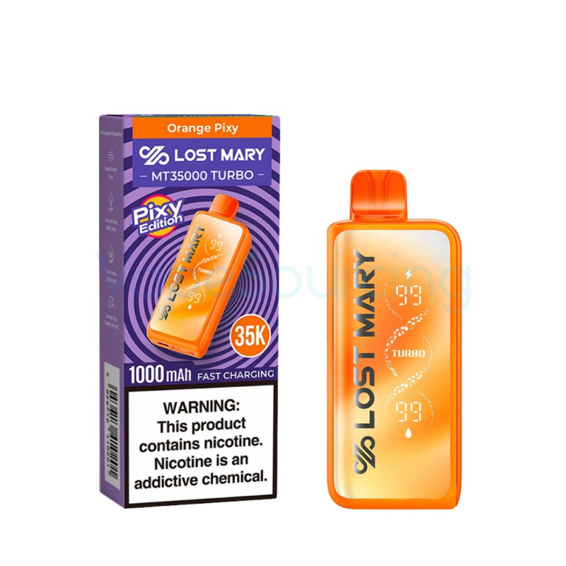 Lost Mary MT35000 Turbo Pixy Edition Disposable Vape 18ml 5% (35000 Puffs)