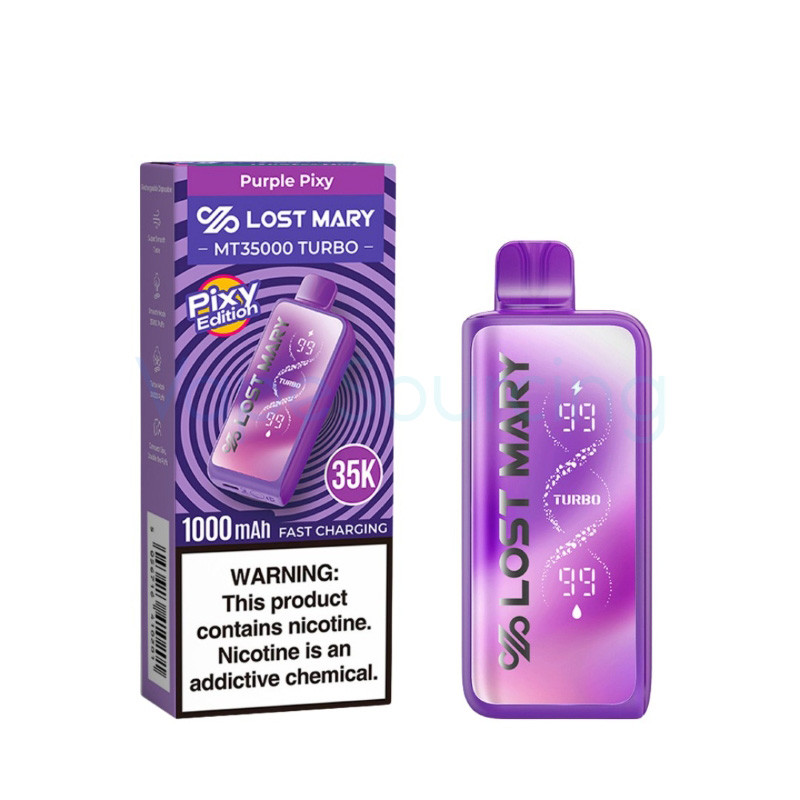 Lost Mary MT35000 Turbo Pixy Edition Disposable Vape 18ml 5% (35000 Puffs)